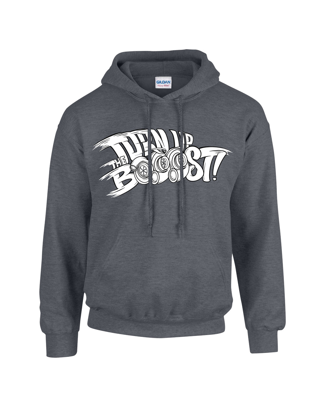 TURN UP THE BOOST! Hoodie Grey