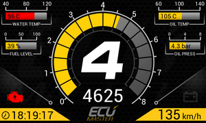 ECU Master ADU Racing Dash